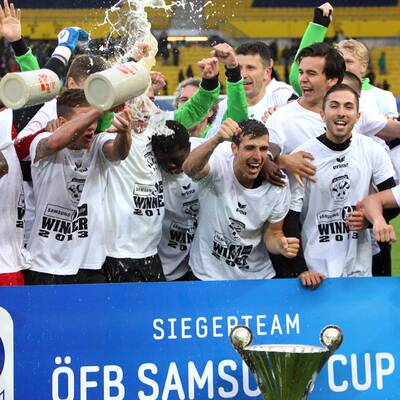 So feiert Pasching die Cup-Sensation