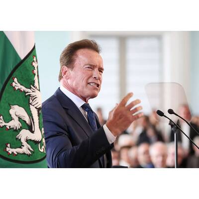 Arnold Schwarzenegger erhielt Internationalen Josef-Krainer-Preis 