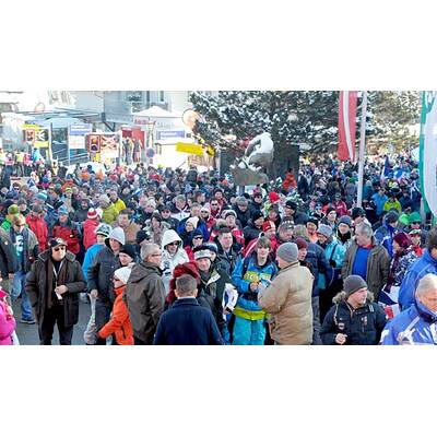 73. Hahnenkammrennen war Zuschauermagnet