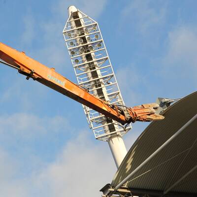 Hier wird das Hanappi-Stadion abgerissen