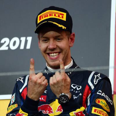 So jubeln Vettel und seine Fans