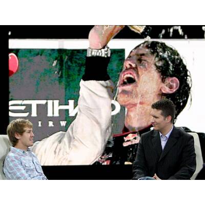 WM-Party für Vettel im Hangar 7