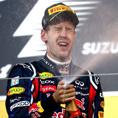 So jubeln Vettel und seine Fans