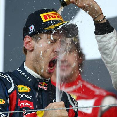 So jubeln Vettel und seine Fans