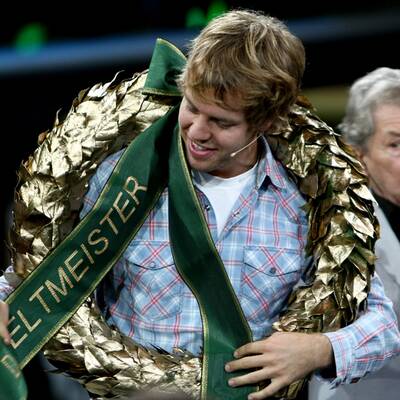 WM-Party für Vettel im Hangar 7