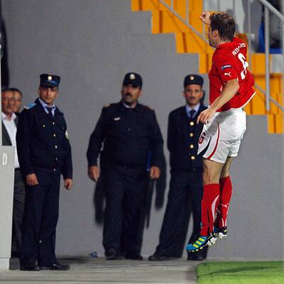 Die stärksten Bilder des Matches