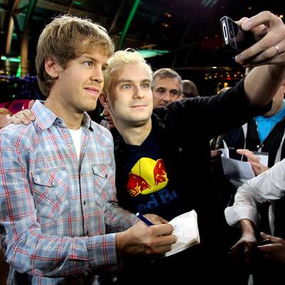 WM-Party für Vettel im Hangar 7