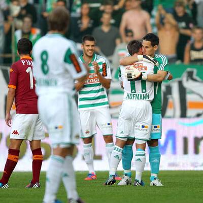 Rapid Wien vs AS Roma: Alle Bilder