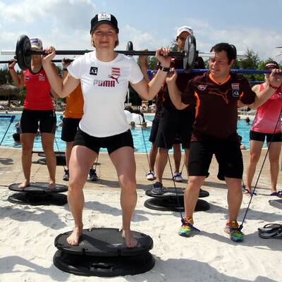  ÖSV-Asse tanken in Geinberg Kondition  