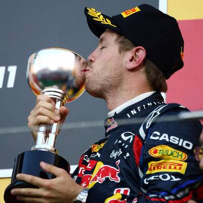 So jubeln Vettel und seine Fans