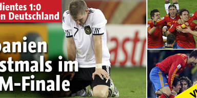 Spanien schmeißt Deutschland raus