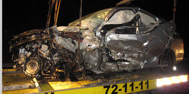 Geisterfahrer-Crash: 2 Schwerstverletzte