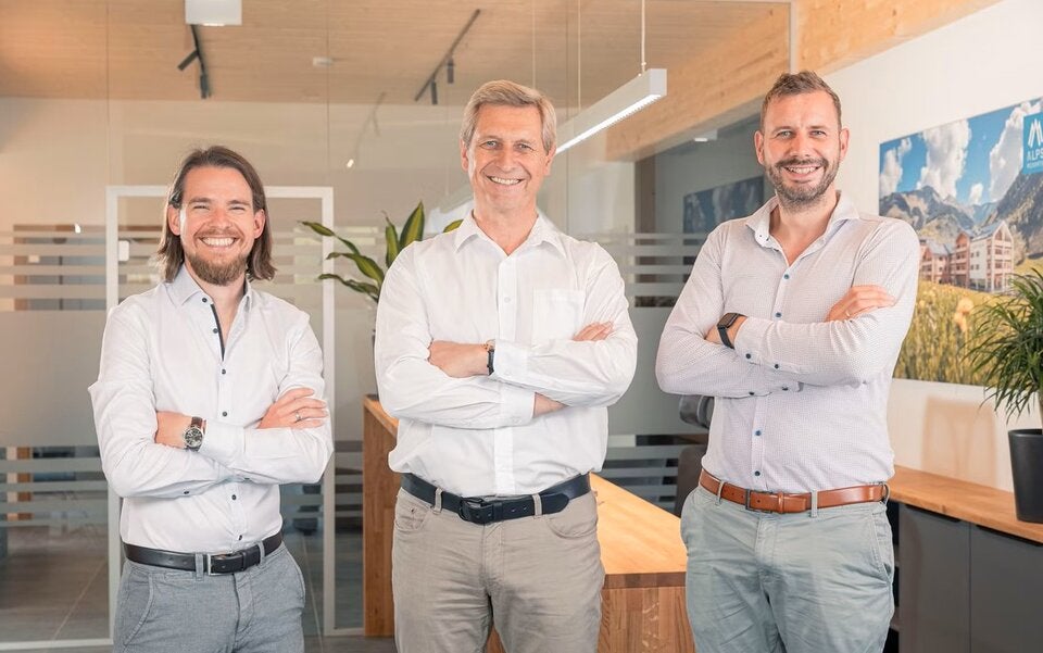 Die Geschäftsführung von ALPS RESORTS (v.l.n.r.): Thomas Payr, MBA (CMO), Gerhard Brix (CEO) und Gerhard Brix Jun. (COO)