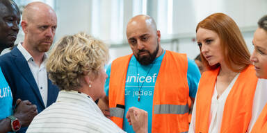 Goodie Bags mit Sinn: Barbara Meier im UNICEF-Einsatz