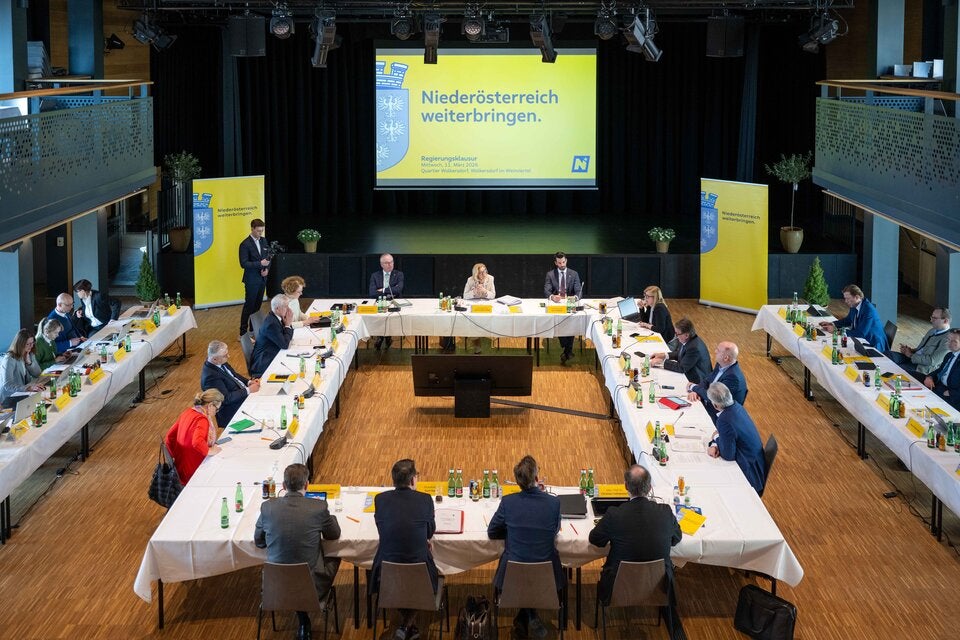 Regierungsklausur in Wolkersdorf: „Mit vernünftigem Sparen Spielräume für die Zukunft schaffen.“ 