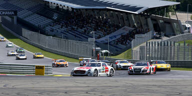 Aufnahme von GT-Masters am Red-Bull-Ring in Spielberg