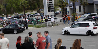 Inoffizielles Treffen: GTI-Fans hielten Polizei auf Trab