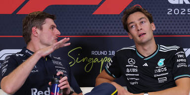 George Russell Max Verstappen