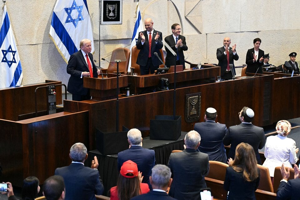 Trump Israel Parlament