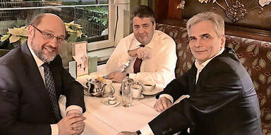 Faymann: Treffen mit Schulz & Gabriel