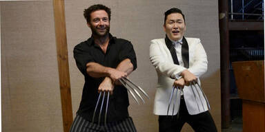 Hugh Jackman und Psy