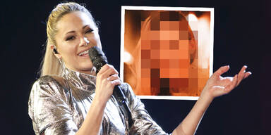 Ganz privates Foto: Helene Fischer komplett ungeschminkt | Strickpulli statt Glitzerkleid