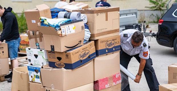 Garde half Tornado-Opfern