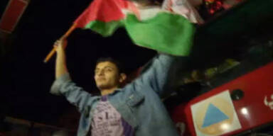 Waffenruhe in Gaza wird gefeiert