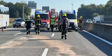 Geisterfahrerunfall auf der A1 bei Amstetten