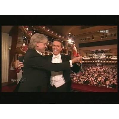 Männertanz: Bob Geldof wagt einen Walzer mit Alfons Haider