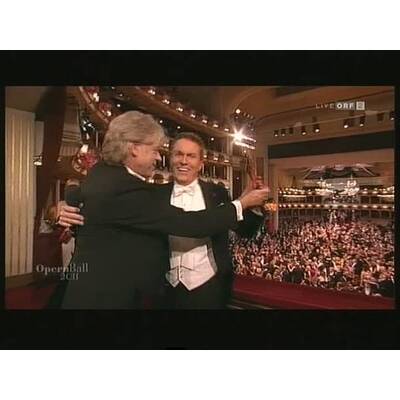 Männertanz: Bob Geldof wagt einen Walzer mit Alfons Haider