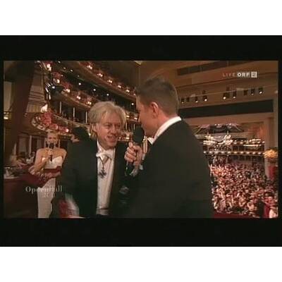 Männertanz: Bob Geldof wagt einen Walzer mit Alfons Haider