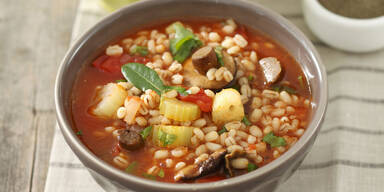 Paradeiser-Gersten-Suppe