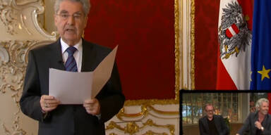 Bundespräsident Fischer -  Auftritt als Comedy-Star!