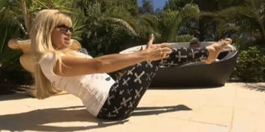 So hei&szlig; trainiert die Geiss ihren Body!