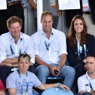 Herzogin Kate, Prinz William & Prinz William bei Commonwealth Games