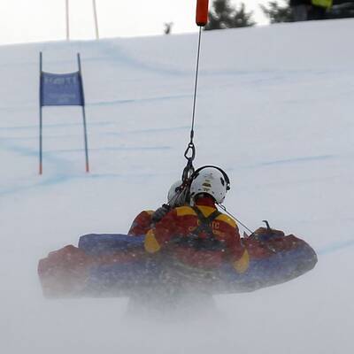 Die Bilder zum Sturz von Lindsey Vonn