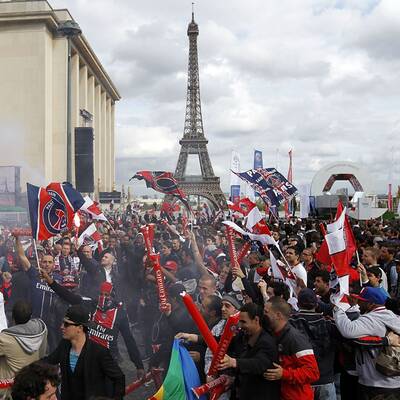Fan-Randale bei PSG-Meisterfeier