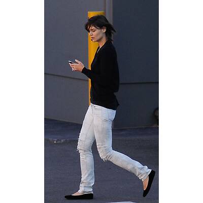 Katie Holmes am Set von 