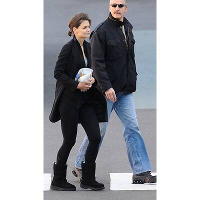 Katie Holmes am Set von 