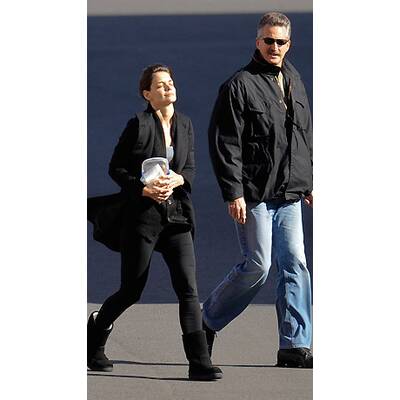 Katie Holmes am Set von 