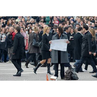 Jolie und Depp: Fan-Massen bei Dreh