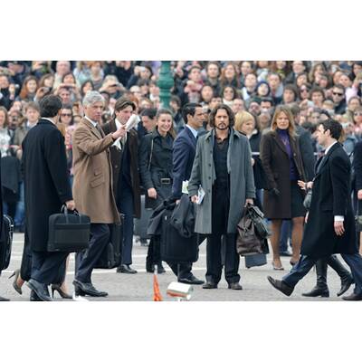 Jolie und Depp: Fan-Massen bei Dreh