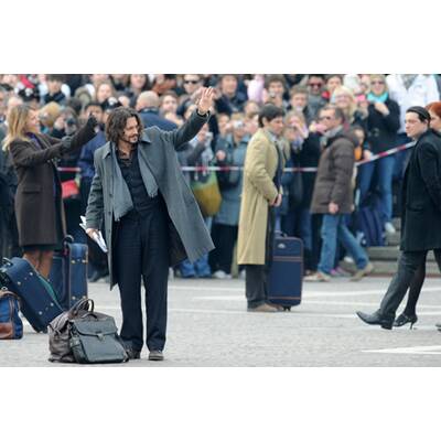 Jolie und Depp: Fan-Massen bei Dreh