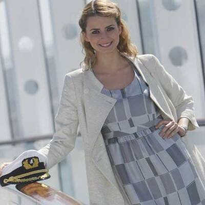 Eva Padberg tauft AIDAbella