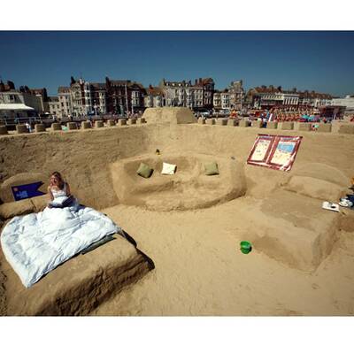 Das erste Sand-Hotel der Welt