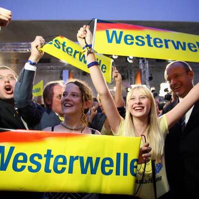 Wahlgewinner FDP feiert