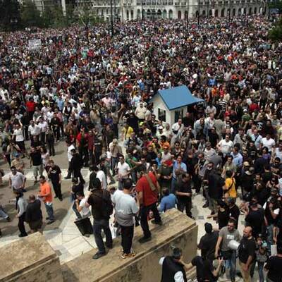 Bereits Kriegszustände in Athen