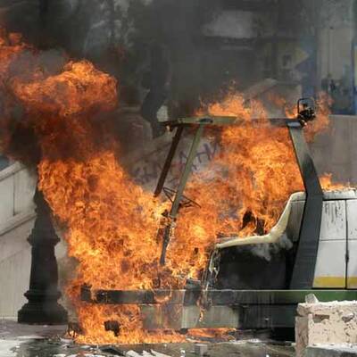 Bereits Kriegszustände in Athen