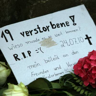 Trauer um Loveparade-Opfer